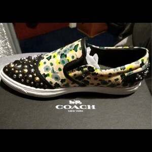 Coach studded sneaker NIB